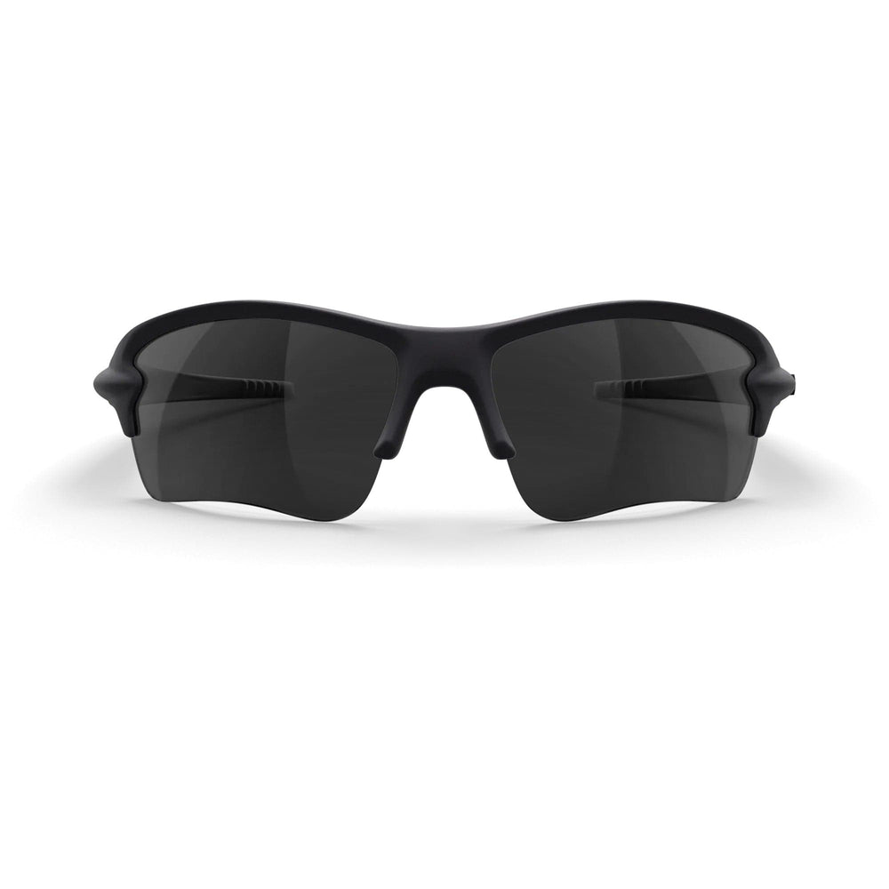 REKS® Sling Blade polarized polycarbonate sunglasses with blue mirror lenses, sporty and lightweight for outdoor wear.