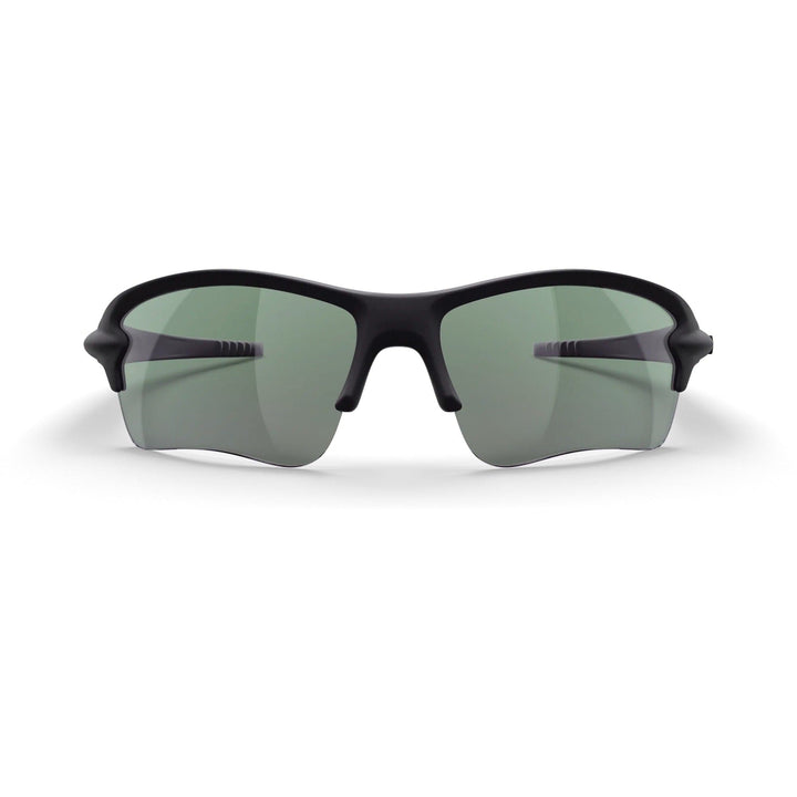REKS Sling Blade polarized polycarbonate prescription sunglasses with solid smoke lenses, offering stylish eye protection and clarity.