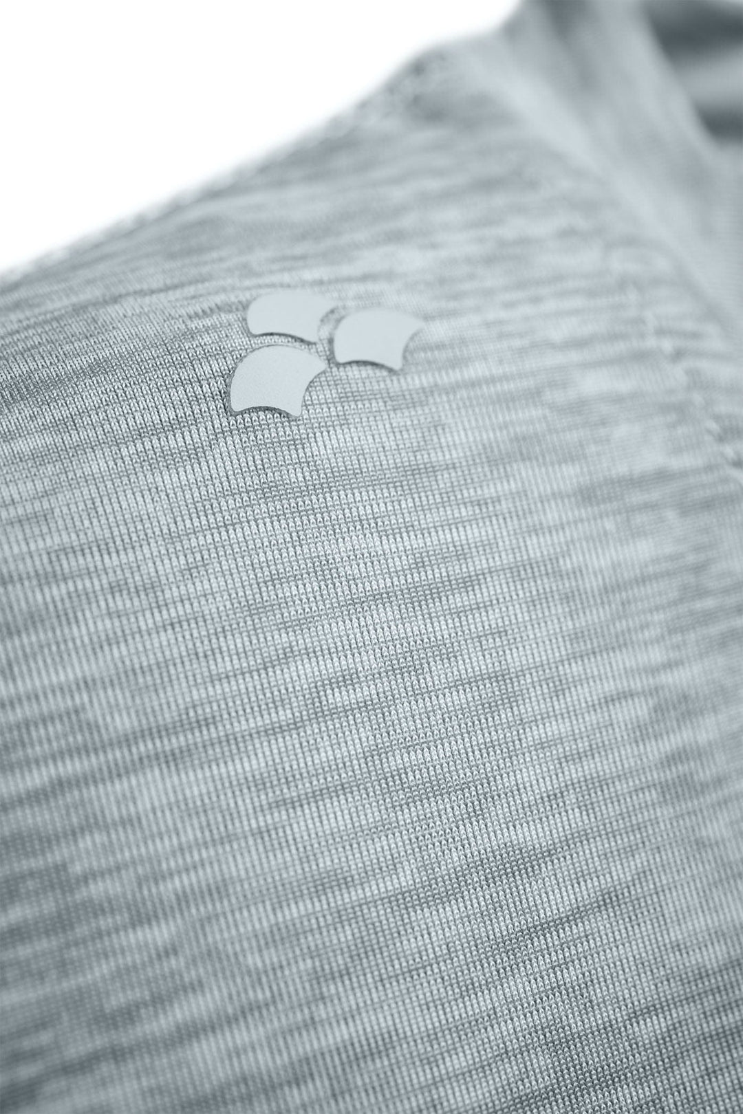 Grey Heather long sleeve active performance shirt by Scalesgear.com, featuring a comfortable fit and athletic design.