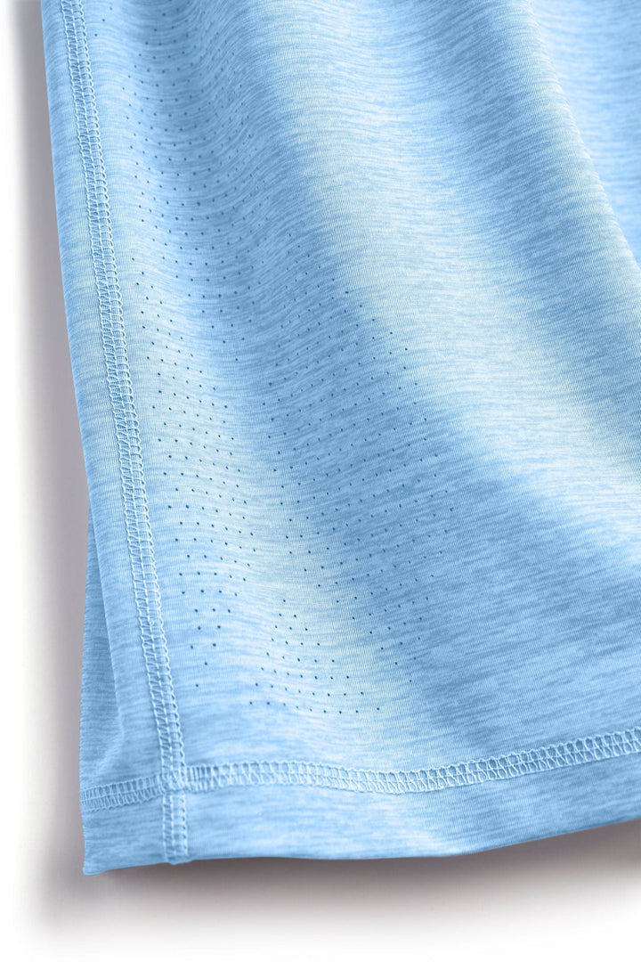 Powder blue long sleeve active performance shirt by Scalesgear.com, designed for athletic wear and high mobility.