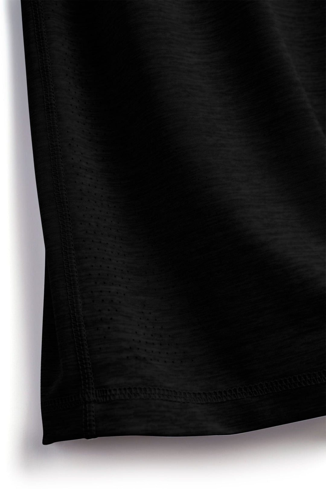 Black Heather long sleeve active performance shirt by Scalesgear.com with sleek fit and moisture-wicking fabric.