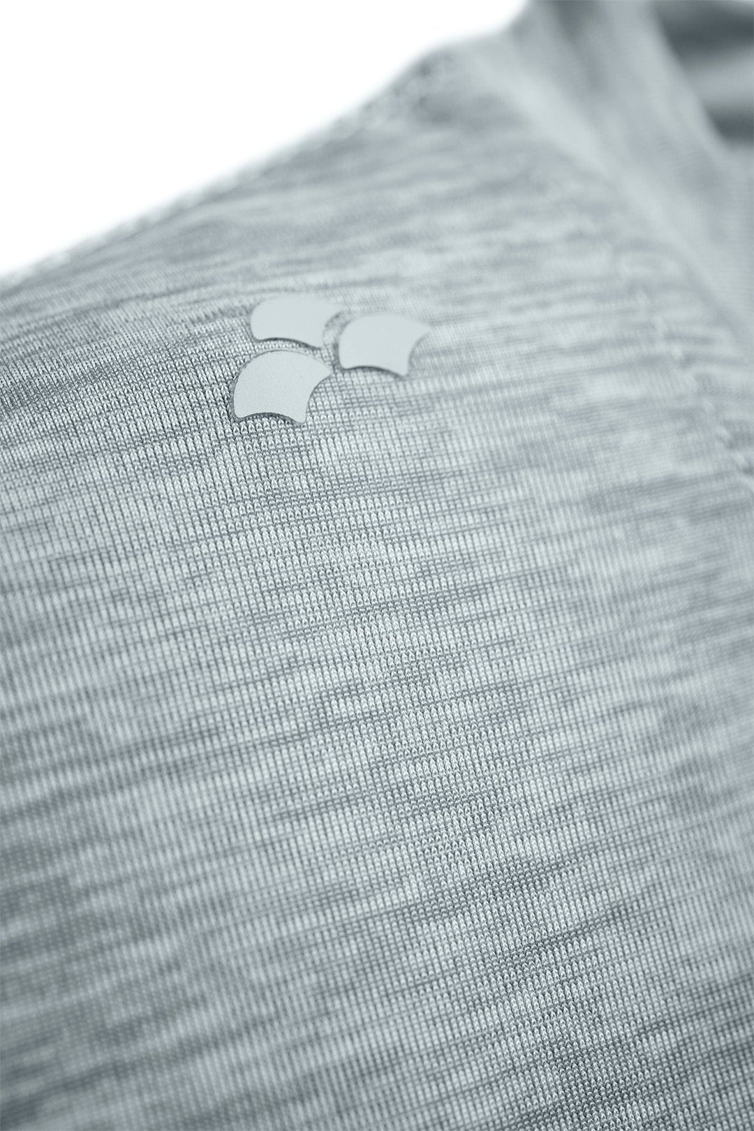 Grey Heather long sleeve active performance shirt by Scalesgear.com, featuring a comfortable fit and moisture-wicking fabric.