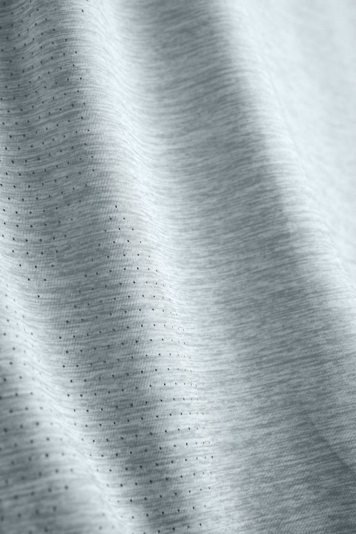 Navy Heather Iconic S/S Active Performance Short Sleeve Tee by Scalesgear.com, lightweight athletic tee with breathable fabric.
