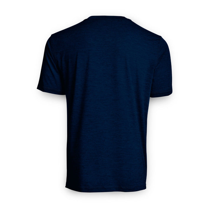 Navy Heather Iconic S/S Active Performance Short Sleeve Tee by Scalesgear.com, lightweight and breathable for active wear.