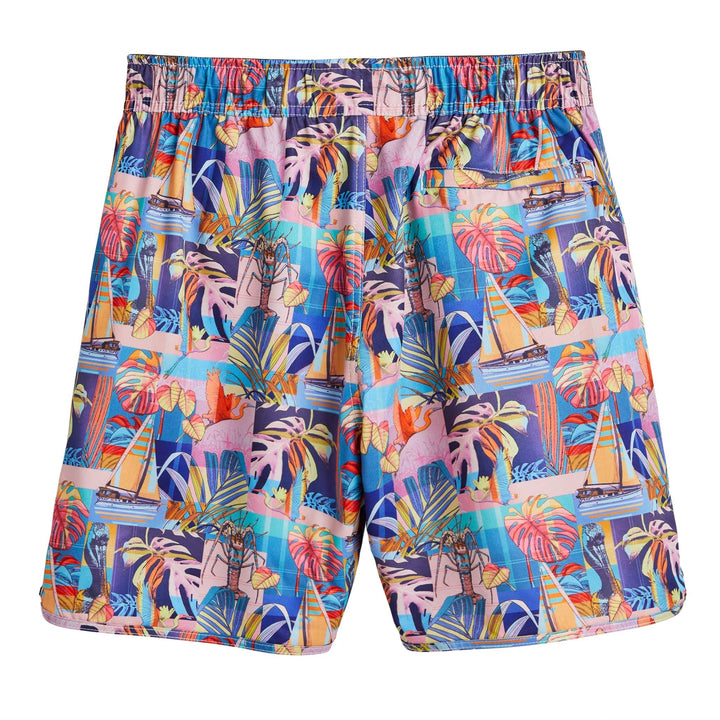 Light pink FLA Living Captain Snacks Volleys shorts by Scalesgear.com, featuring a comfortable fit and sporty design.