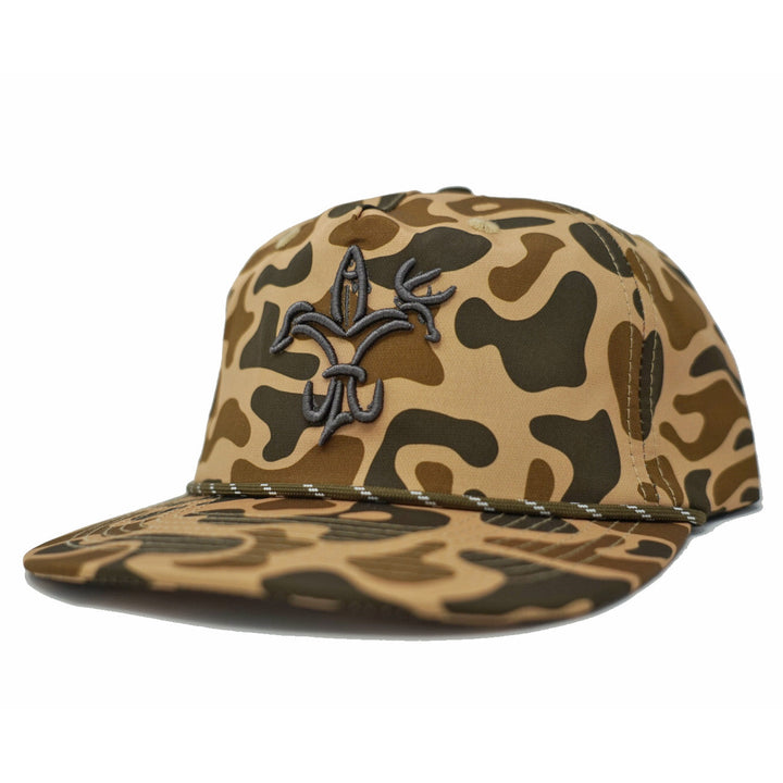 Sportsman Gear Rope Hat featuring classic outdoor style, adjustable brim, and durable fabric for outdoor activities and casual wear.