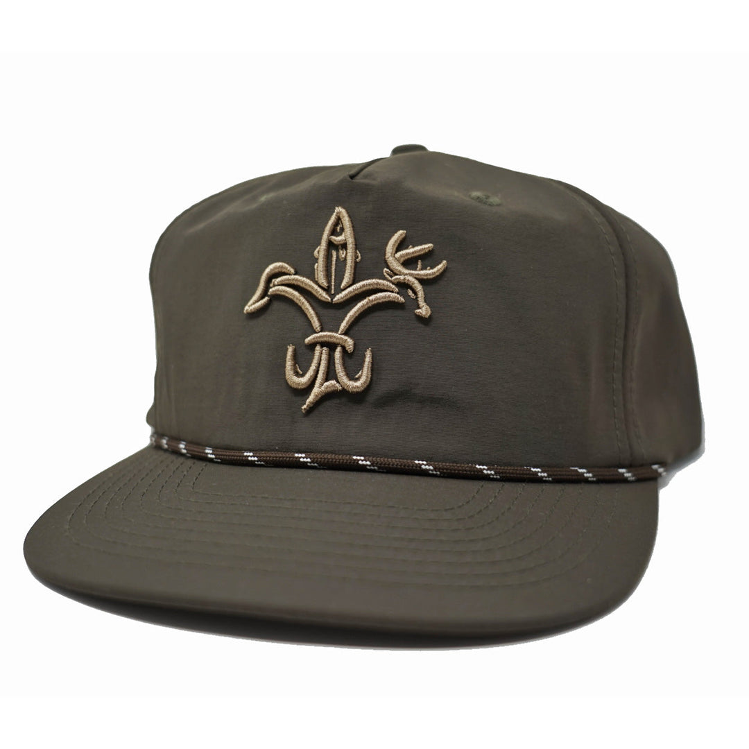 Sportsman Gear Rope Hat featuring an old-school field style, with a classic rope detail and casual design for outdoor wear.