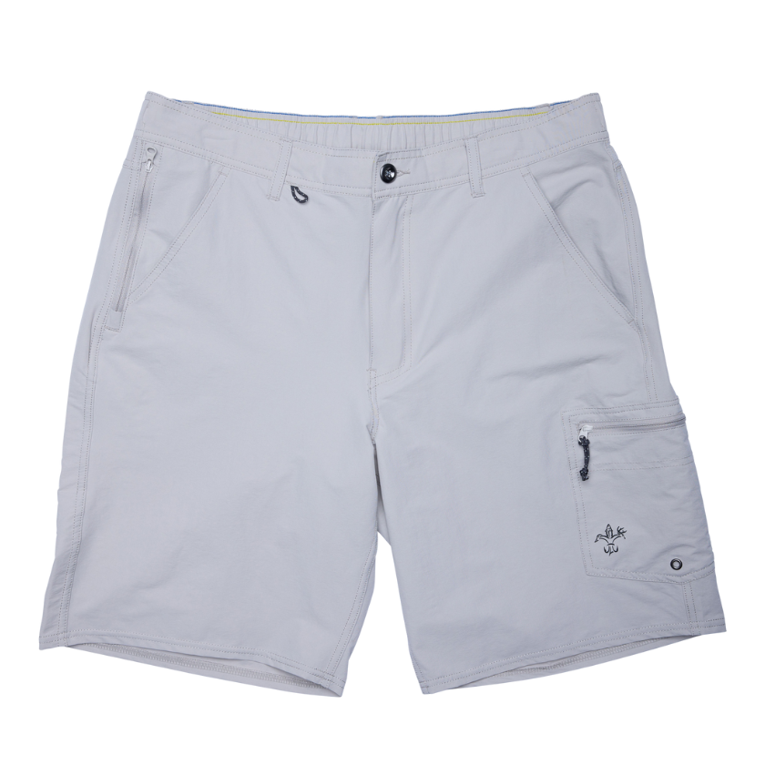 Sportsman Gear Reaper Fishing Shorts 2.0, 9-inch men's board shorts with fishing-specific design and lightweight fabric.