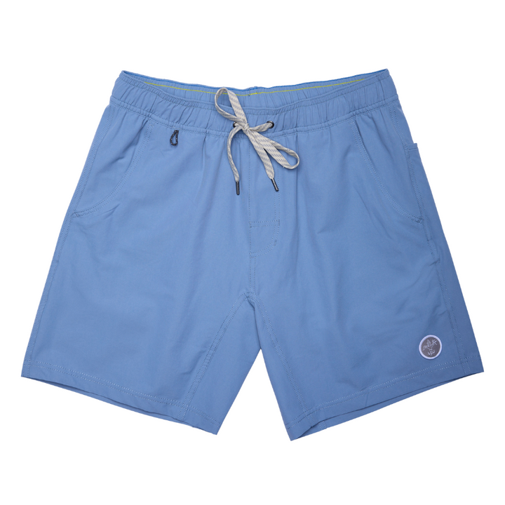 Gray Sportsman Bayou Fishing Shorts for men, lined, 6-inch inseam, casual board shorts suitable for fishing and outdoor activities.
