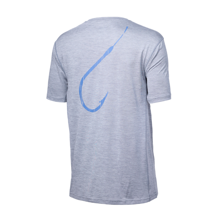 Steel Hook Cool T short sleeve performance fishing shirt by Sportsman Gear, featuring lightweight fabric and moisture-wicking design.