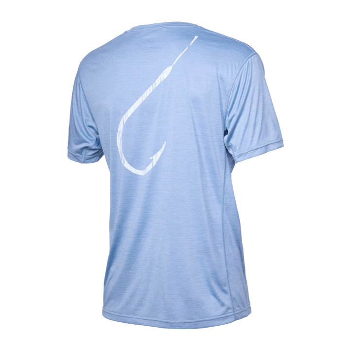 Steel Hook cool T short sleeve performance fishing shirt by Sportsman Gear, lightweight and breathable for outdoor fishing activities.