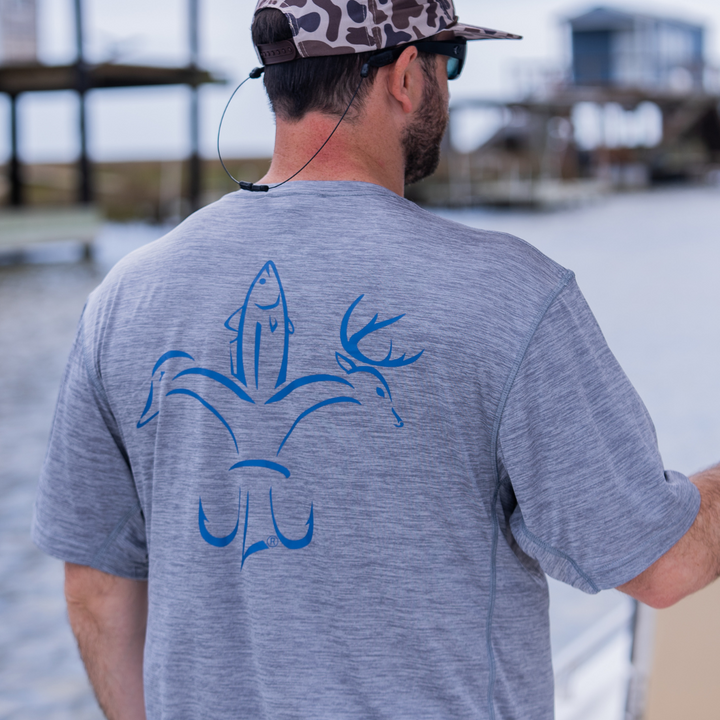 Sportsman Gear Cool T Short Sleeve Performance Fishing Shirt, lightweight and breathable shirt with moisture-wicking fabric.