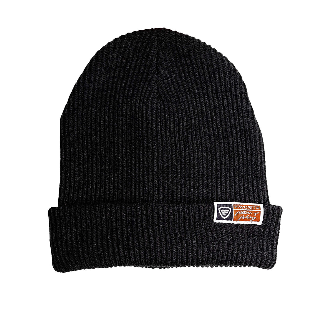 Favorite Fishing beanie hat with a cozy knit design, perfect for cold weather and outdoor activities.