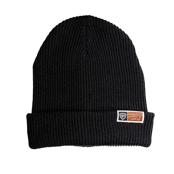 Favorite Fishing beanie hat with a cozy knit design, perfect for cold weather and outdoor activities.