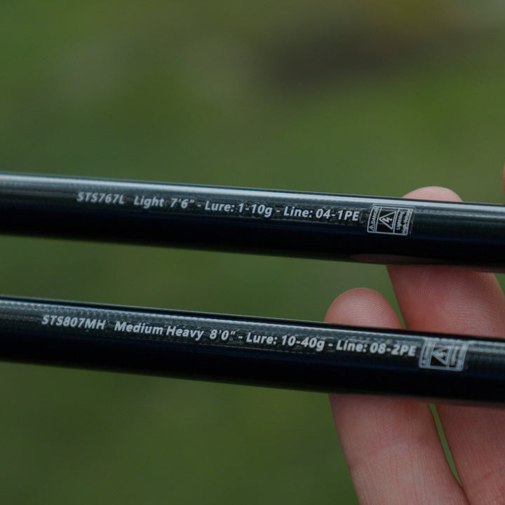 Reaction Tackle Telescopic Spinning Rod – Carbon Travel Fishing Rod – Collapsible Rod for Freshwater and Saltwater - NEW