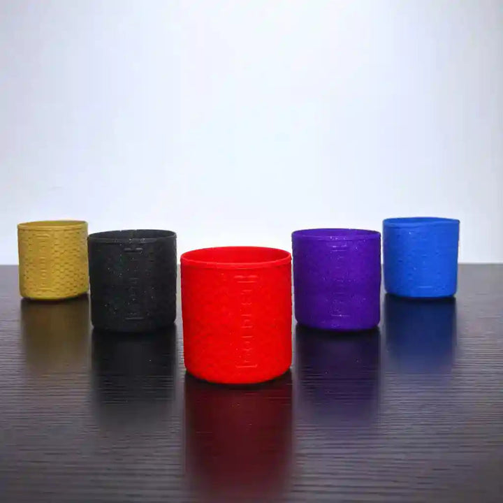 Set of five Coldest Boots accessories in assorted colors, designed for cold weather footwear protection.