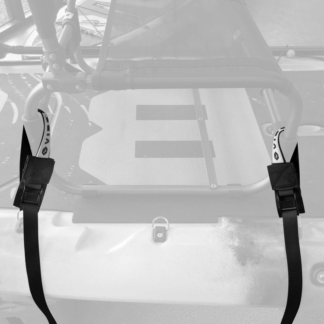 Vibe Kayaks 3ft cam buckle tie down strap with durable webbing and adjustable buckle for secure cargo fastening.