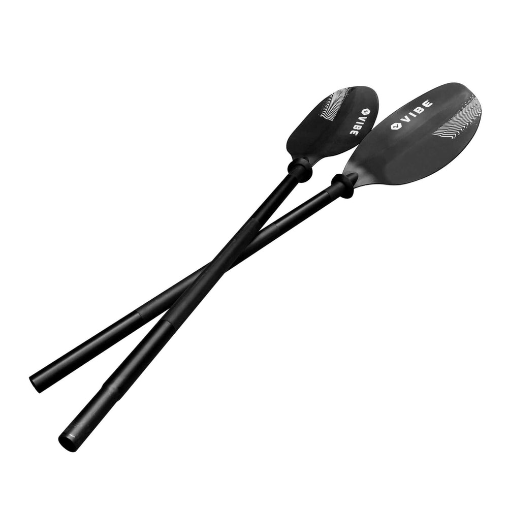Vibe Kayaks Journey Aluminum Paddle, 90.5 inches long, lightweight kayak accessory with adjustable shaft and durable blades.