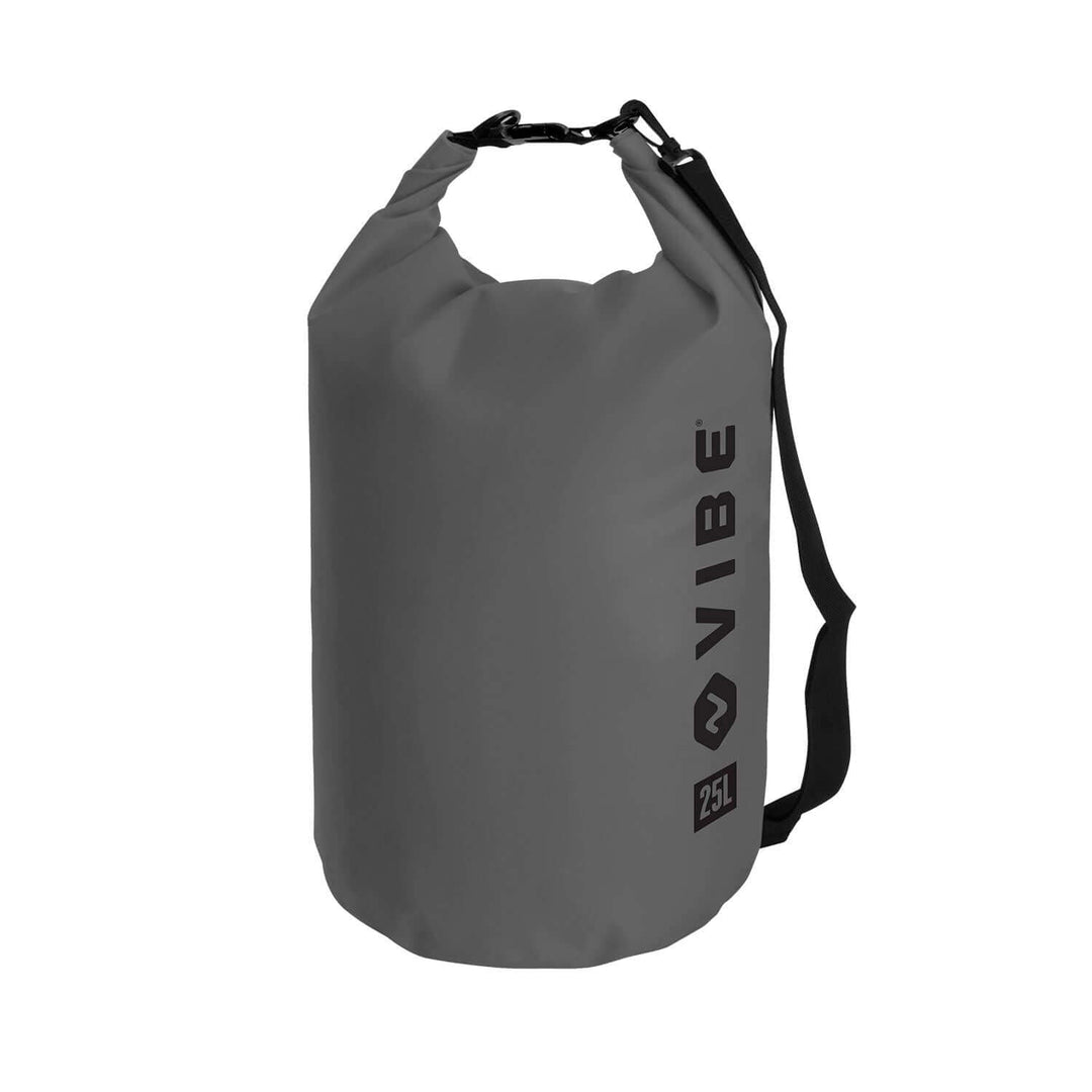 Vibe 25L Dry Bag by Vibe Kayaks in Caribbean blue, waterproof accessories for outdoor water activities.