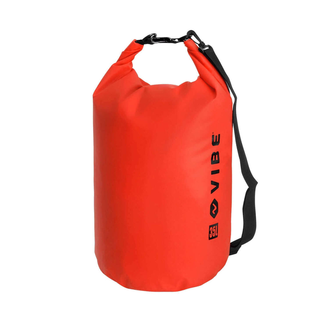 Vibe 35L Dry Bag by Vibe Kayaks showing a durable waterproof dry bag for outdoor water activities.