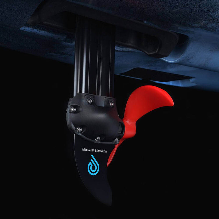 Impulse Drive Pedal Kit for Vibe Kayaks, showing assembled kayak accessories with pedals and foot braces.