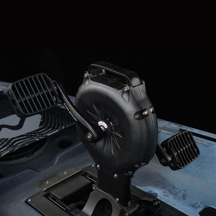 Vibe Kayaks Impulse Drive Pedal Kit, kayak accessories with pedals and components for hands-free propulsion.