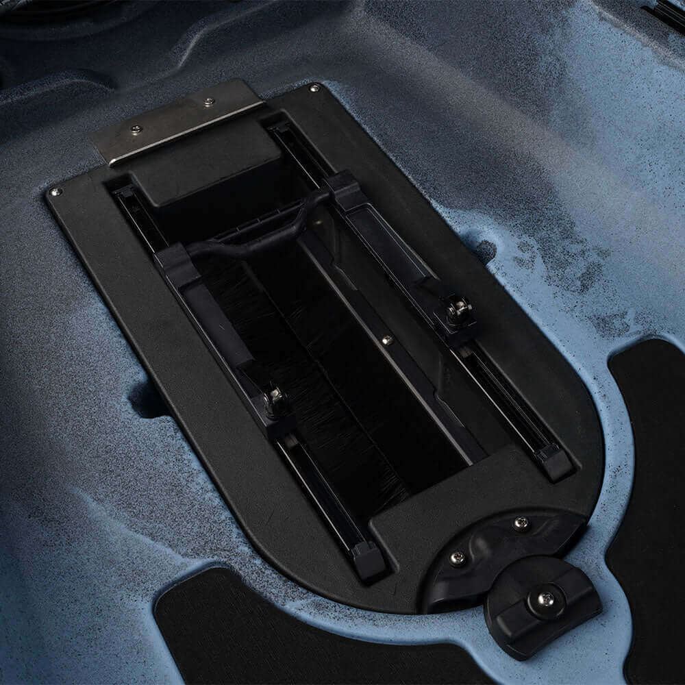 Vibe Kayaks Impulse Drive Pedal Kit with foot pedals and mounting hardware for kayak propulsion accessories.