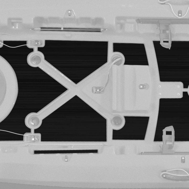 Yellowfin 130T Vibe Kayaks premium deck padding installed on kayak deck for added comfort and protection.