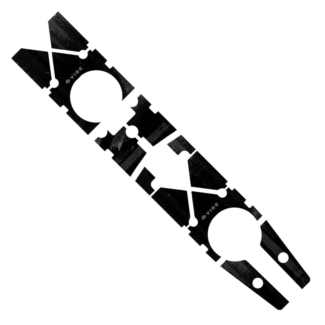 Yellowfin 130T kayak deck padding by Vibe Kayaks, showing yellow foam cushioning on the kayak deck for added comfort and protection.