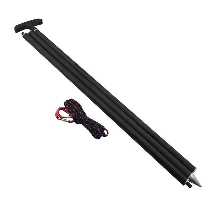Vibe Kayaks 7-foot fiberglass three-piece anchor pole with trolley for kayak anchoring and stability.