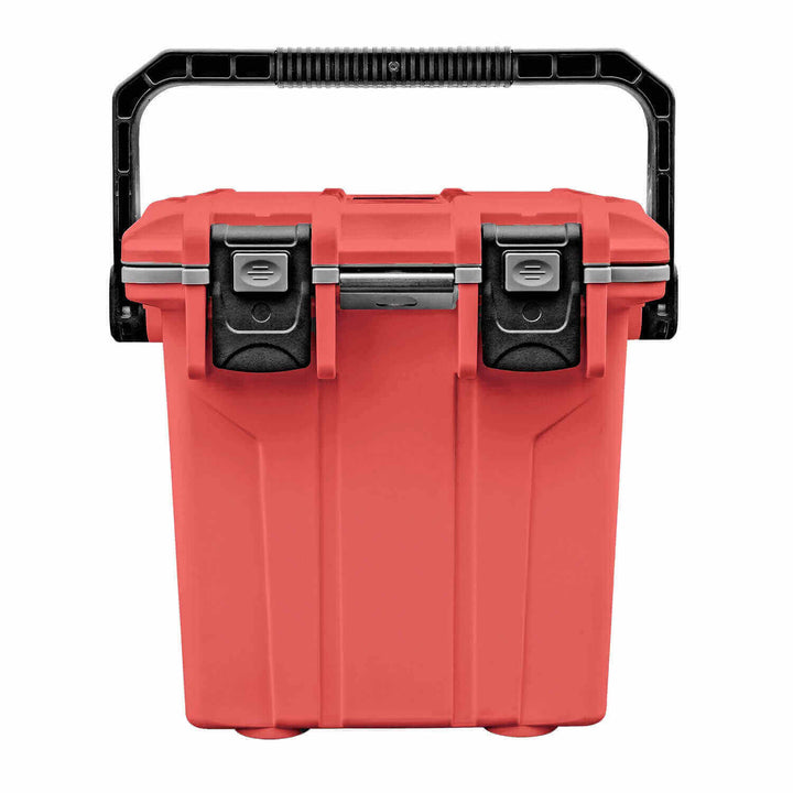 Vibe 20 Quart Cooler by Vibe Kayaks with sturdy handles and a secure lid, ideal for outdoor cooling and storage.