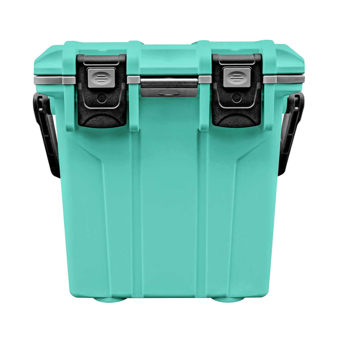 Vibe 20 Quart Cooler by Vibe Kayaks with sturdy handle and secure lid, ideal for outdoor cooling and picnics.