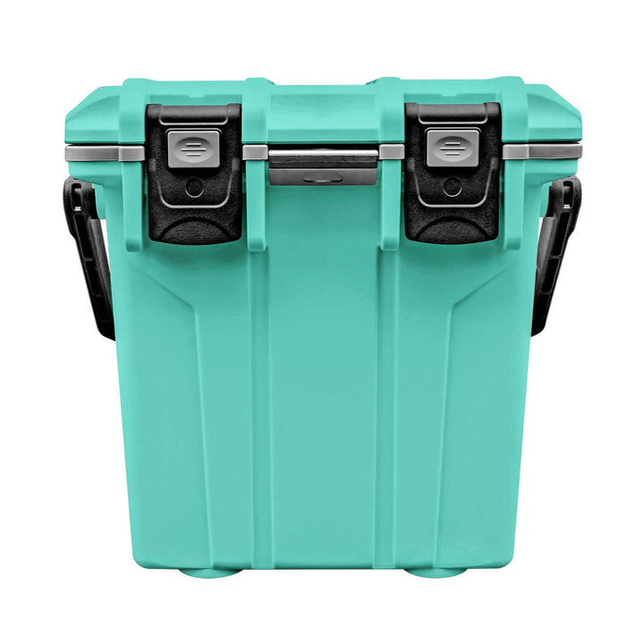 Vibe 20 Quart Cooler by Vibe Kayaks with sturdy handle and secure lid, ideal for outdoor cooling and picnics.