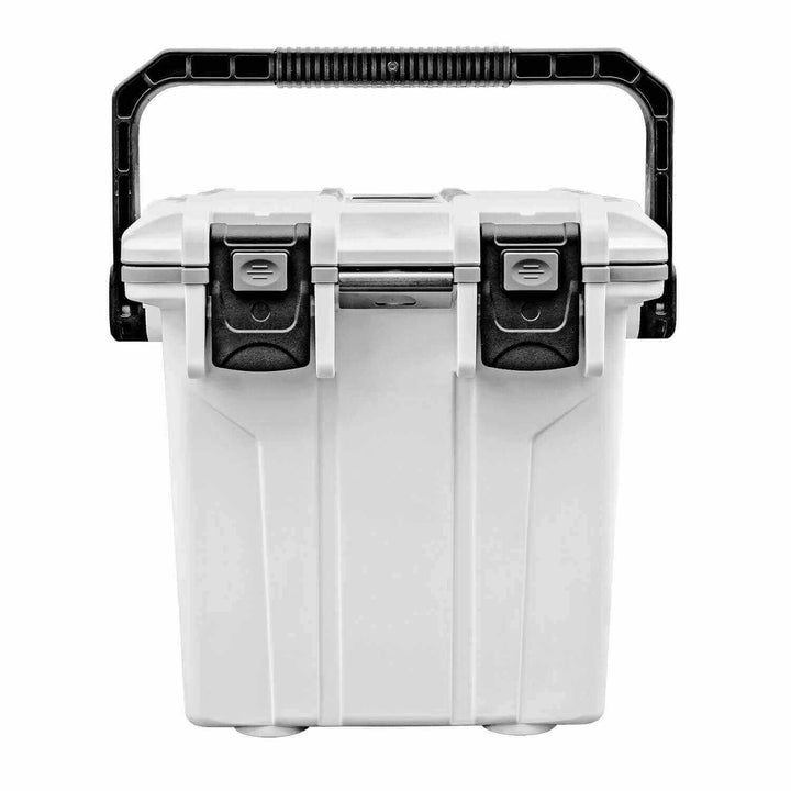 Vibe 20 Quart Cooler by Vibe Kayaks, showing a sturdy, insulated cooler with a secure lid and carrying handle.