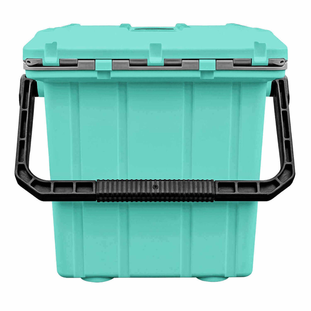 Vibe 20 Quart Cooler by Vibe Kayaks with sturdy handle and secure lid, ideal for outdoor and boating use