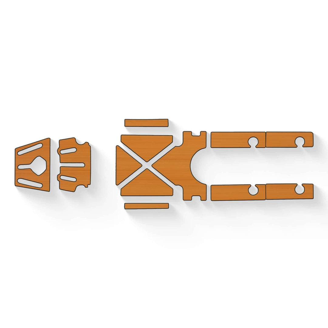 Vibe Kayaks Sea Ghost 110 premium deck padding with cushioned, textured surface for kayak deck protection and comfort.