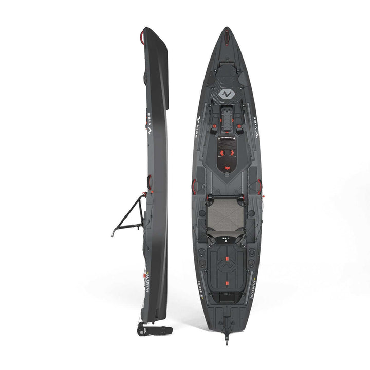 Vibe Shearwater 125 kayak by Vibe Kayaks, featuring sleek design and spacious cockpit for outdoor water adventures.