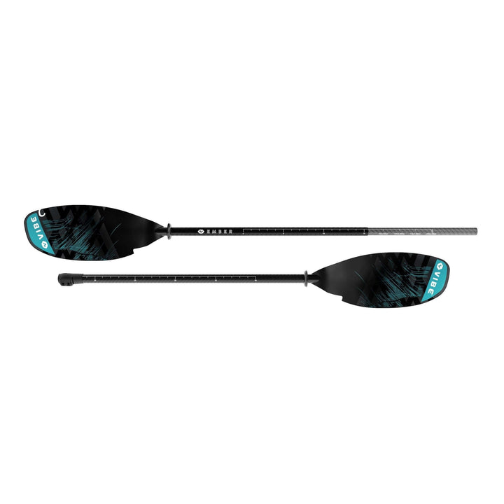 Vibe Kayaks Ember Carbon Fiber Paddle adjustable 240-260cm with lightweight, sleek design for kayaking and water sports.