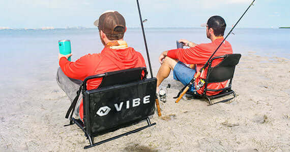 Vibe Kayaks Summit Seat with adjustable cup holder, padded cushion, and ergonomic design for comfortable kayaking.