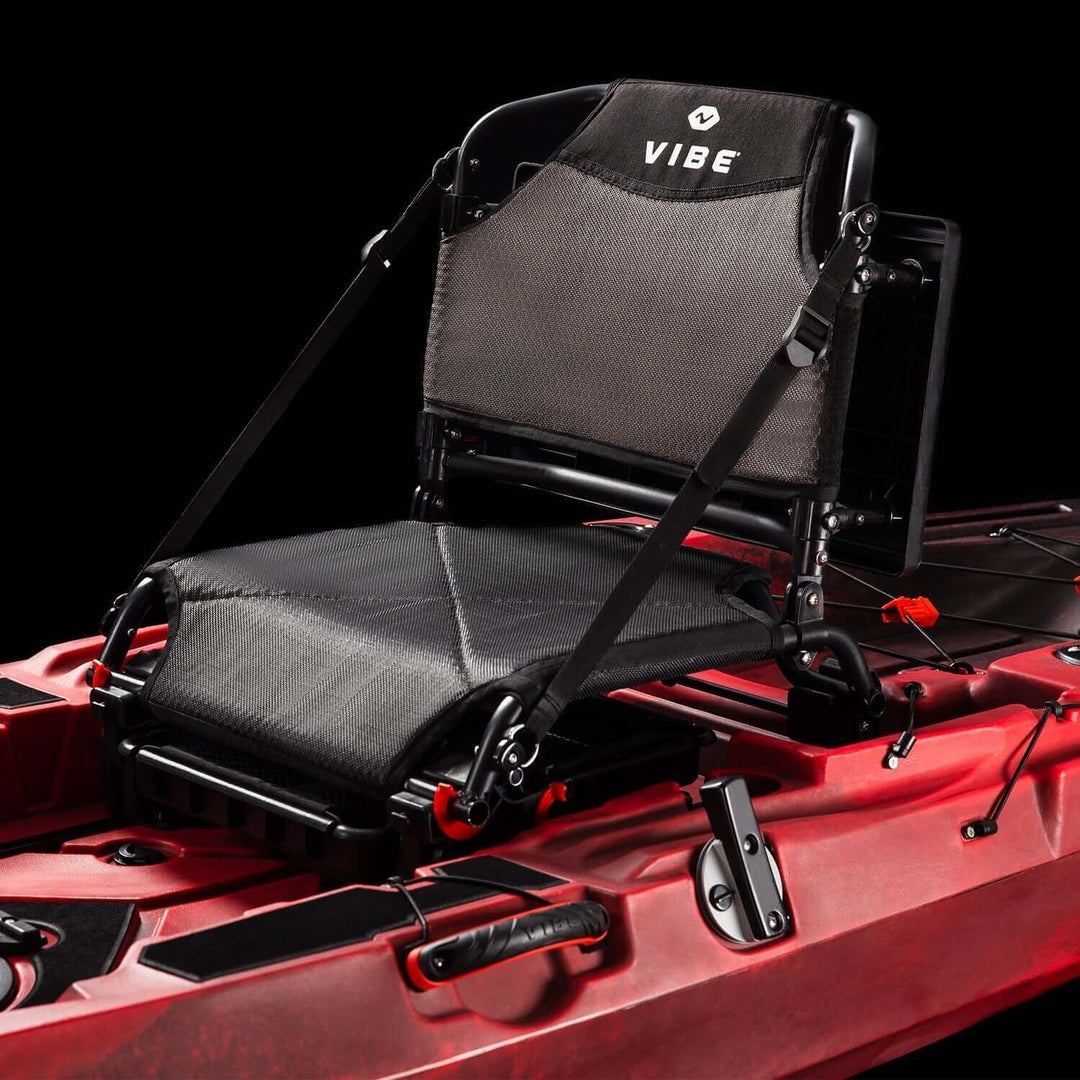 Vibe Kayaks Summit Seat, ergonomic kayak seat with adjustable straps and cushioned support for comfortable paddling.