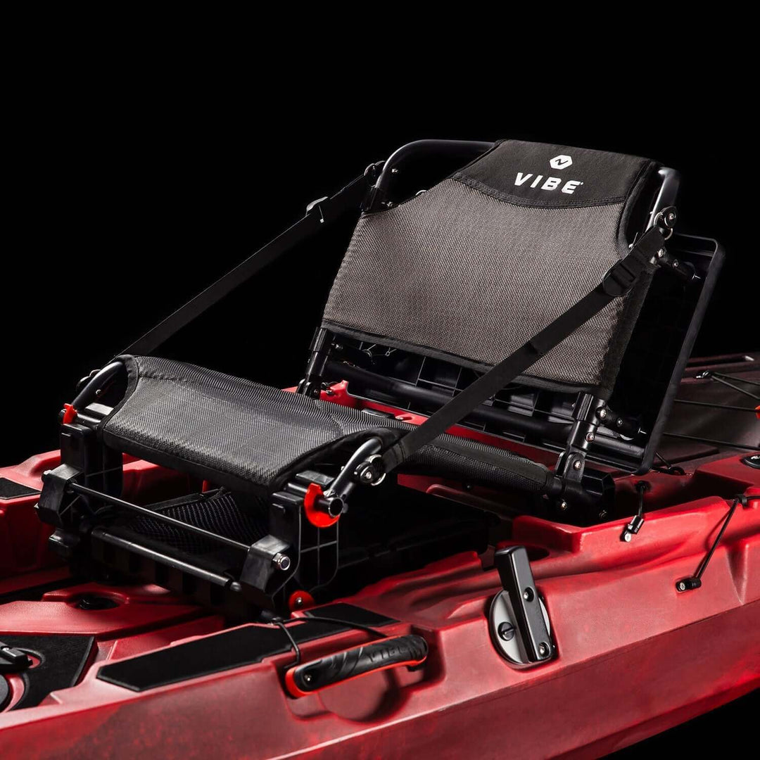 Vibe Kayaks Summit Seat, ergonomic kayak seat with adjustable straps and padded cushion for outdoor boating comfort